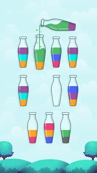 Download Water Color Sort Puzzle Game MOD [Unlimited money/gems] + MOD [Menu] APK for Android