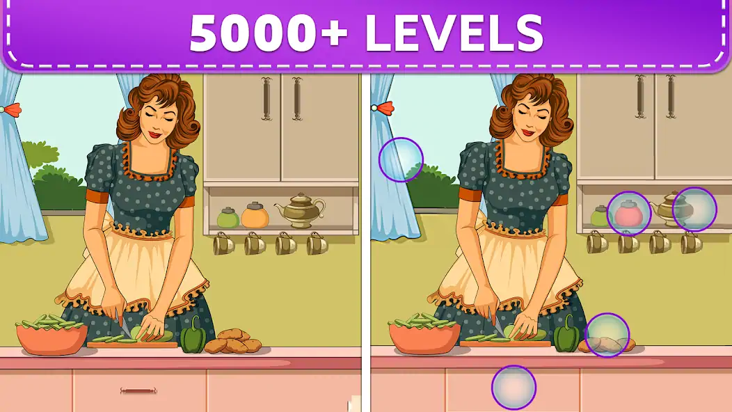 Download Spot 5 Differences: Find them! MOD [Unlimited money/coins] + MOD [Menu] APK for Android