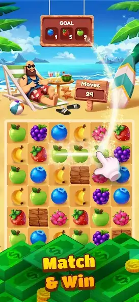 Download Tropical Crush Win Cash Prizes MOD [Unlimited money/gems] + MOD [Menu] APK for Android