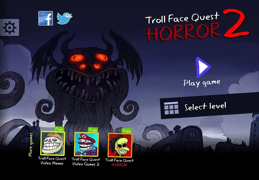 Download Troll Face Quest: Horror 2 MOD [Unlimited money] + MOD [Menu] APK for Android