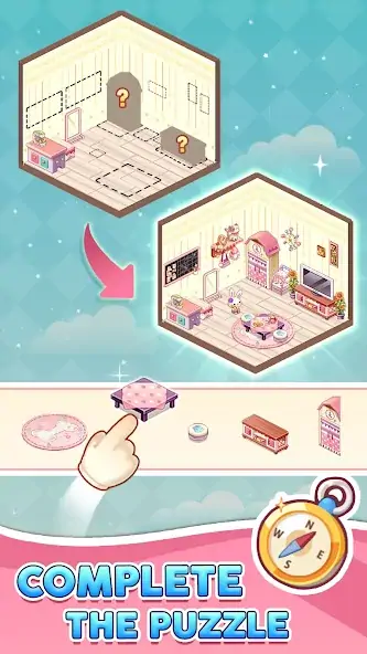 Download Kawaii Puzzle: Unpacking Decor MOD [Unlimited money] + MOD [Menu] APK for Android