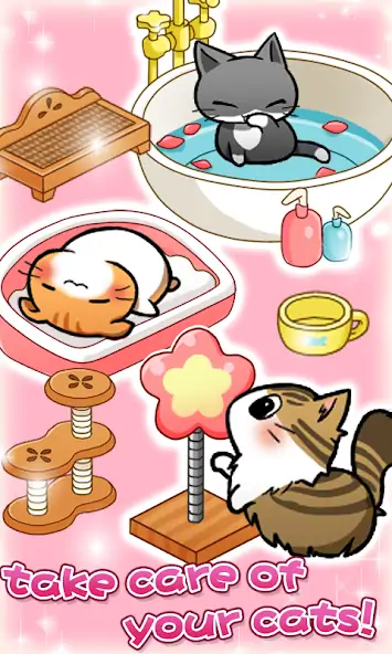 Download Cat Room - Cute Cat Games MOD [Unlimited money] + MOD [Menu] APK for Android