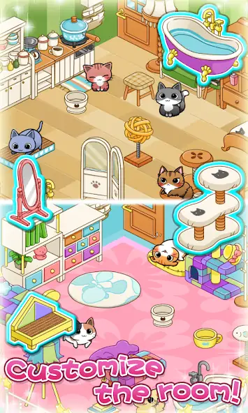 Download Cat Room - Cute Cat Games MOD [Unlimited money] + MOD [Menu] APK for Android