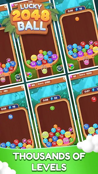 Download Lucky 2048 Ball MOD [Unlimited money/coins] + MOD [Menu] APK for Android