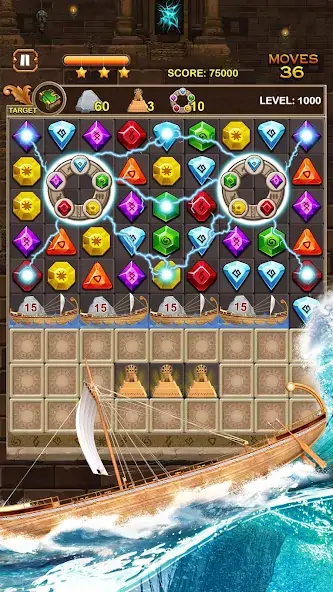 Download Jewel Ancient Pyramid Treasure MOD [Unlimited money/gems] + MOD [Menu] APK for Android