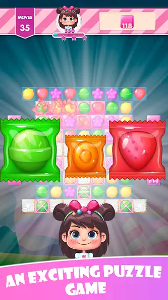 Download Sweet candy 3 MOD [Unlimited money/coins] + MOD [Menu] APK for Android
