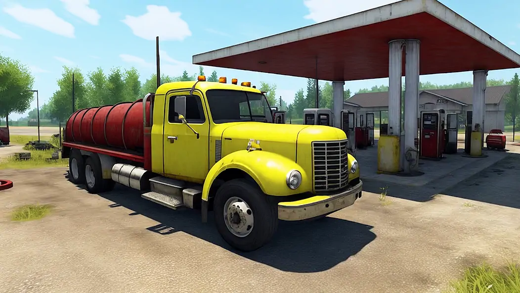 Download Gas Station - Truck Simulator MOD [Unlimited money/gems] + MOD [Menu] APK for Android