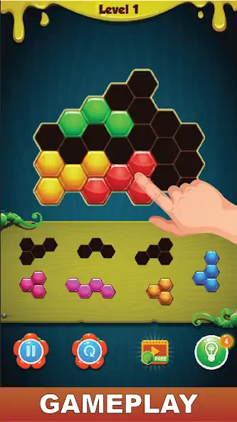 Download Hexa Puzzle Block MOD [Unlimited money/gems] + MOD [Menu] APK for Android