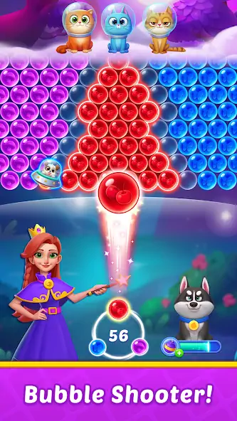 Download Bubble Shooter Kingdom MOD [Unlimited money/coins] + MOD [Menu] APK for Android