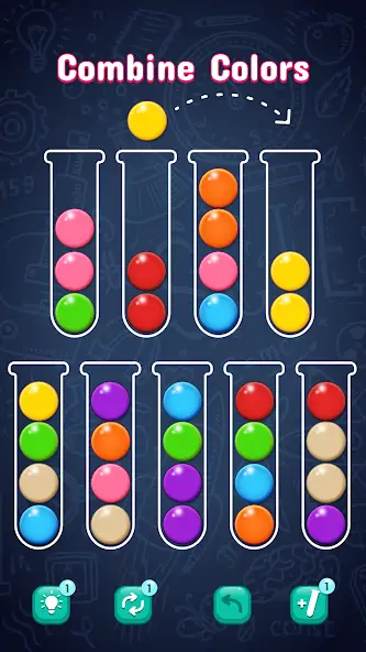Download Ball Sortpuz - Color Puzzle MOD [Unlimited money/gems] + MOD [Menu] APK for Android