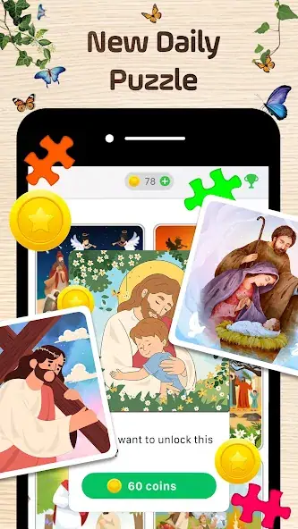 Download Bible Games: Jigsaw Puzzle HD MOD [Unlimited money] + MOD [Menu] APK for Android
