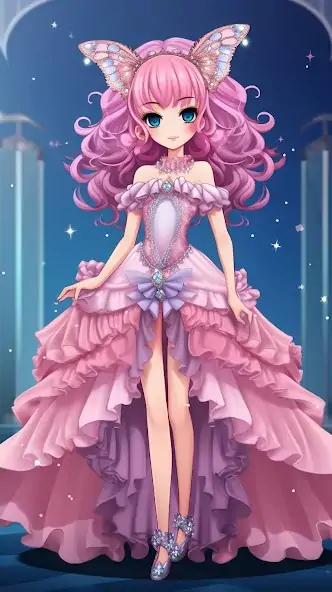 Download Anime Princess Dress Up MOD [Unlimited money/coins] + MOD [Menu] APK for Android