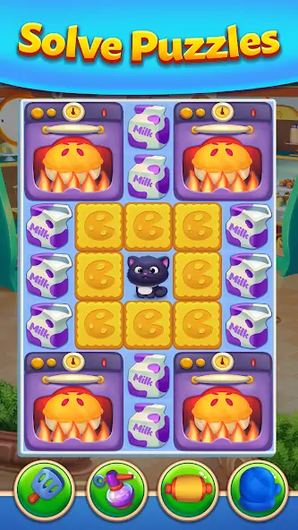 Download Match Cafe: Cook, puzzle game MOD [Unlimited money/gems] + MOD [Menu] APK for Android