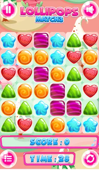 Download Lollipops Match3 MOD [Unlimited money/gems] + MOD [Menu] APK for Android