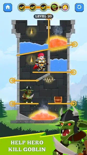 Download Pull The Pin - Hero Rescue MOD [Unlimited money/coins] + MOD [Menu] APK for Android