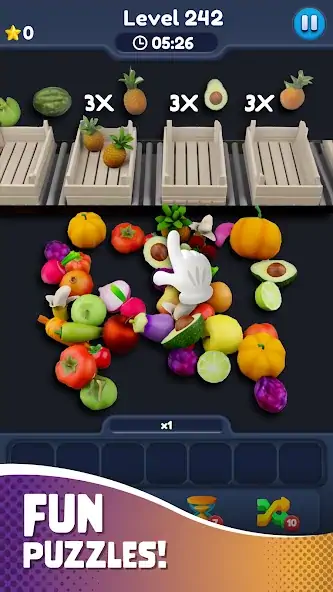 Download Food Match 3D: Tile Puzzle MOD [Unlimited money/coins] + MOD [Menu] APK for Android