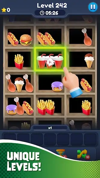 Download Food Match 3D: Tile Puzzle MOD [Unlimited money/coins] + MOD [Menu] APK for Android