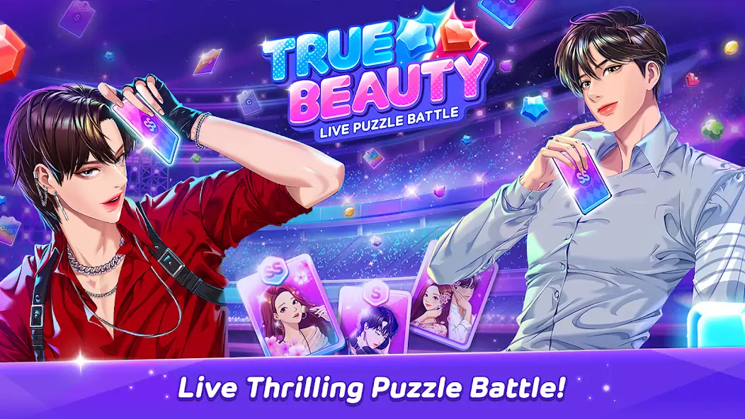 Download Live Puzzle Battle: TrueBeauty MOD [Unlimited money/gems] + MOD [Menu] APK for Android