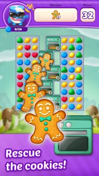 Download Lollipop Sweet Heroes Match3 MOD [Unlimited money/gems] + MOD [Menu] APK for Android