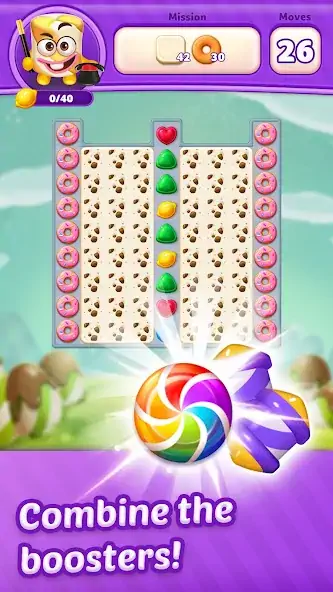 Download Lollipop Sweet Heroes Match3 MOD [Unlimited money/gems] + MOD [Menu] APK for Android