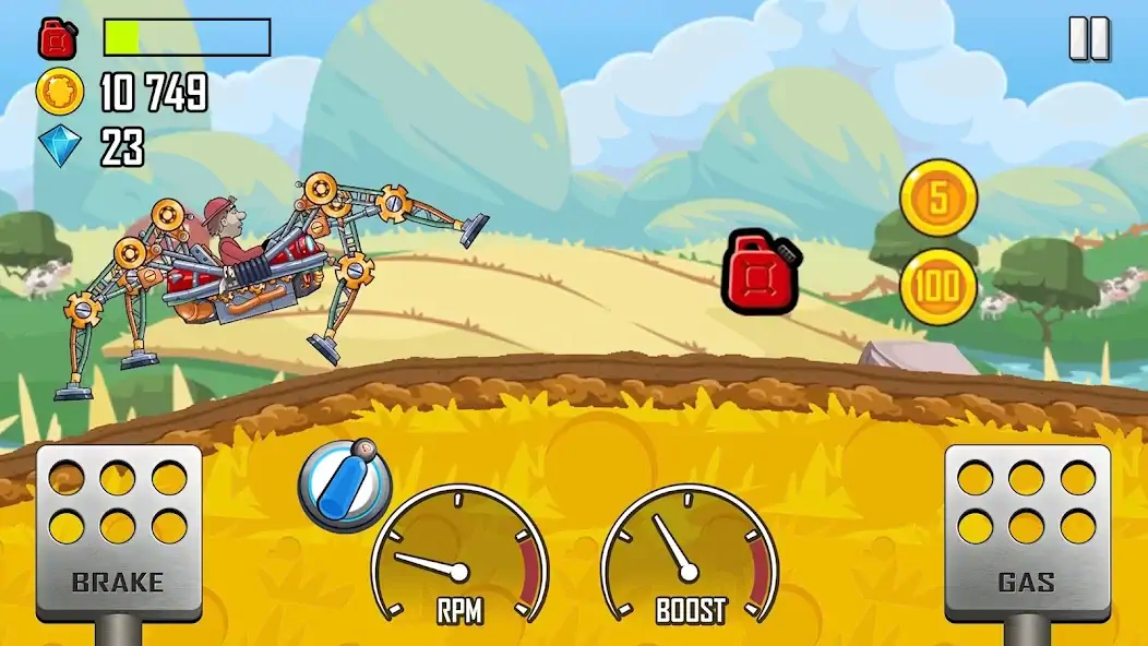 Download Hill Climb Racing MOD [Unlimited money] + MOD [Menu] APK for Android