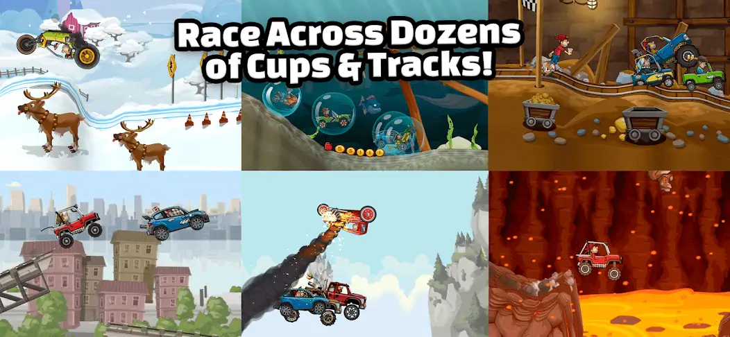 Download Hill Climb Racing 2 MOD [Unlimited money] + MOD [Menu] APK for Android