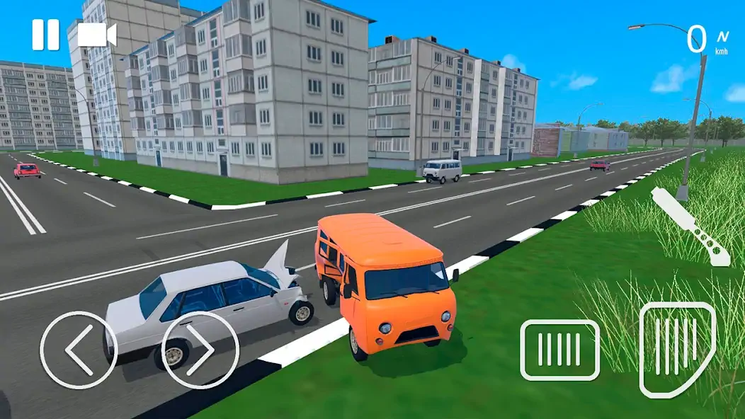 Download Russian Car Crash Simulator MOD [Unlimited money/gems] + MOD [Menu] APK for Android