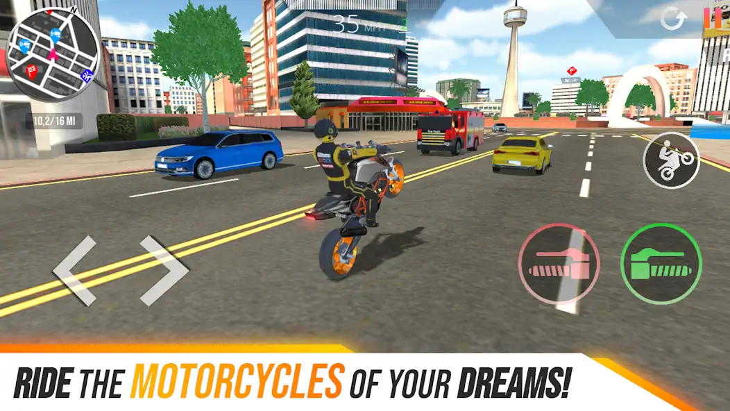 Download Motorcycle Real Simulator MOD [Unlimited money/gems] + MOD [Menu] APK for Android