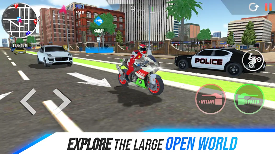 Download Motorcycle Real Simulator MOD [Unlimited money/gems] + MOD [Menu] APK for Android