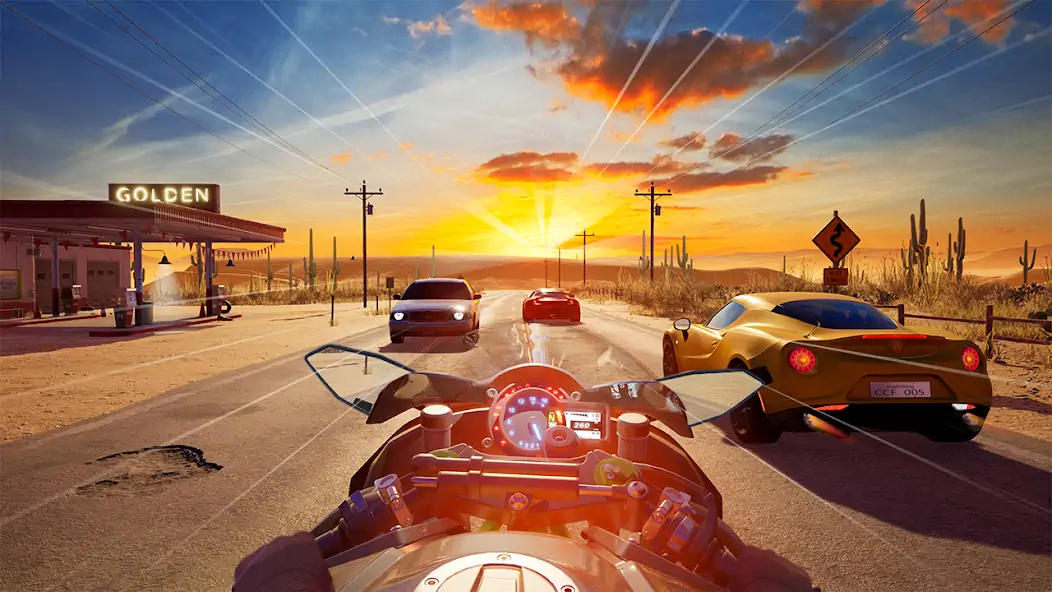Download Speed Moto Dash:Real Simulator MOD [Unlimited money/gems] + MOD [Menu] APK for Android