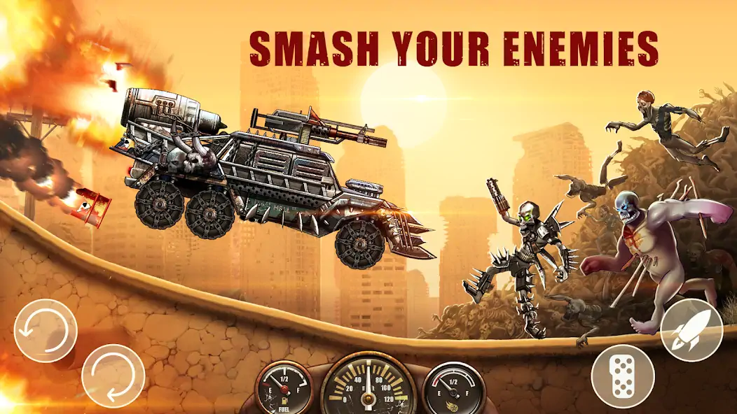 Download Zombie Hill Racing: Earn Climb MOD [Unlimited money/gems] + MOD [Menu] APK for Android