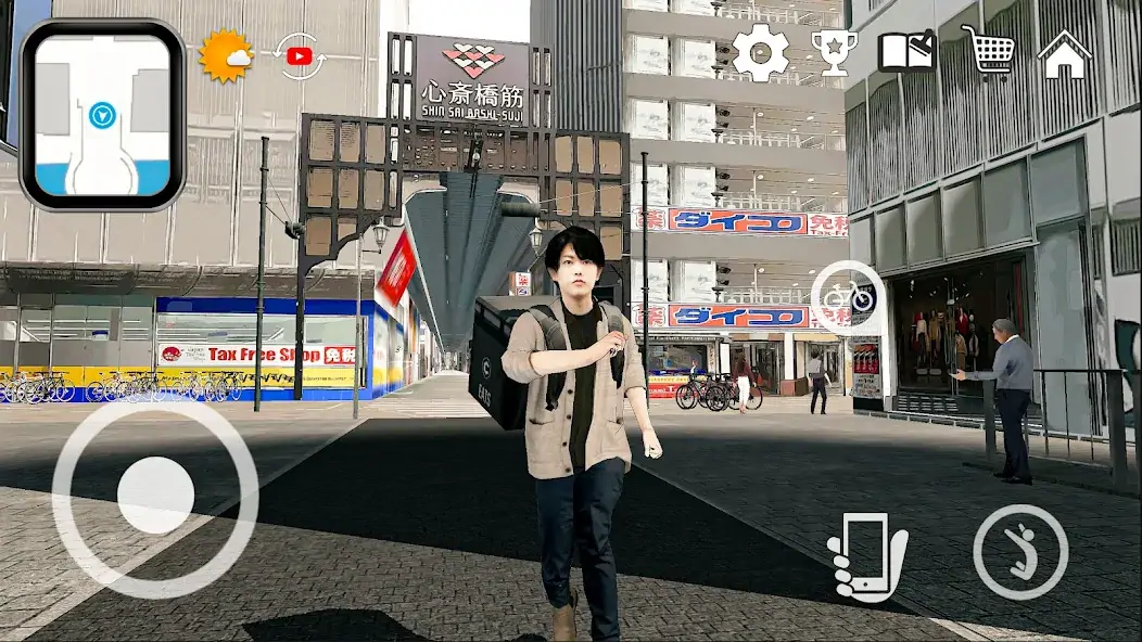 Download Bike Deliver Japan: Race Game MOD [Unlimited money] + MOD [Menu] APK for Android