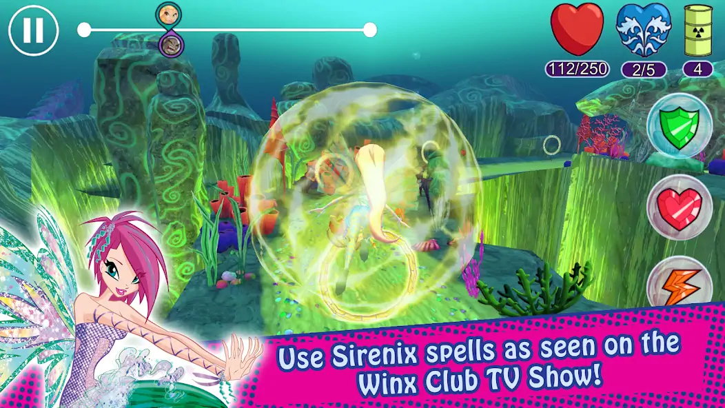 Download Winx Club: Winx Sirenix Power MOD [Unlimited money/gems] + MOD [Menu] APK for Android