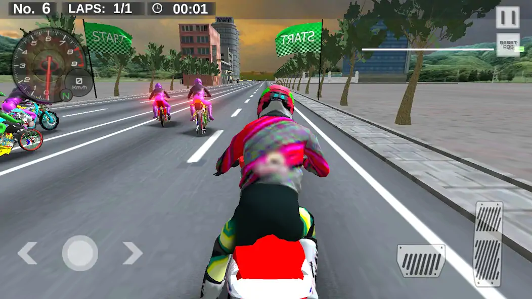 Download Real Drag Bike Racing MOD [Unlimited money] + MOD [Menu] APK for Android