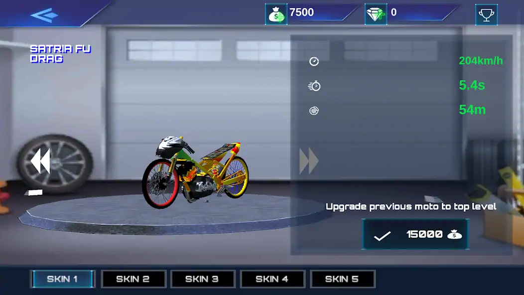 Download Real Drag Bike Racing MOD [Unlimited money] + MOD [Menu] APK for Android
