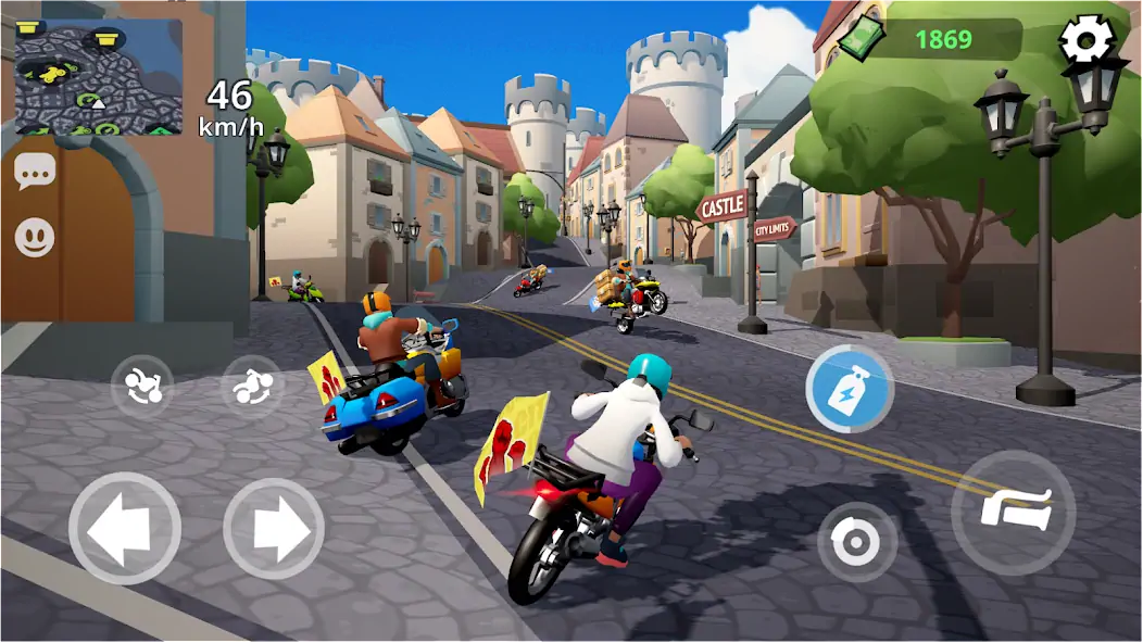 Download Moto City: Mad Bike Delivery MOD [Unlimited money] + MOD [Menu] APK for Android