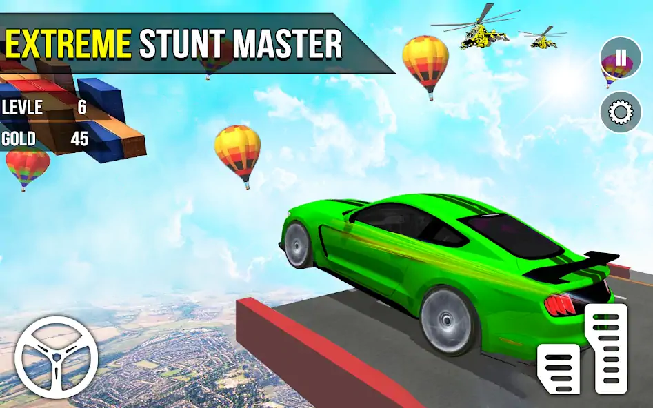Download Car Stunt 3D Car Racing Game MOD [Unlimited money/gems] + MOD [Menu] APK for Android