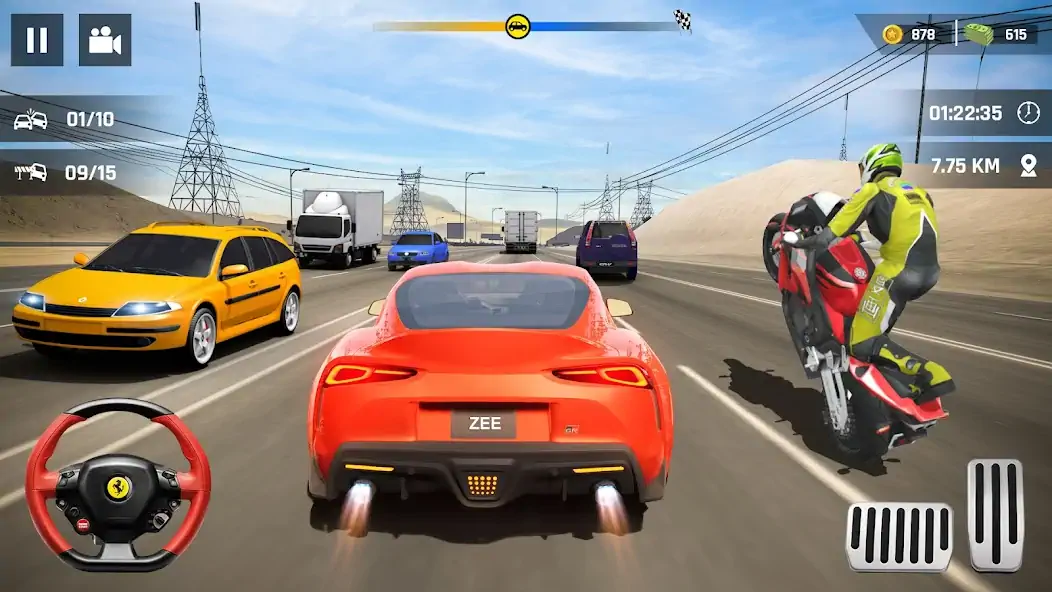 Download Speed Car Race 3D - Car Games MOD [Unlimited money/gems] + MOD [Menu] APK for Android