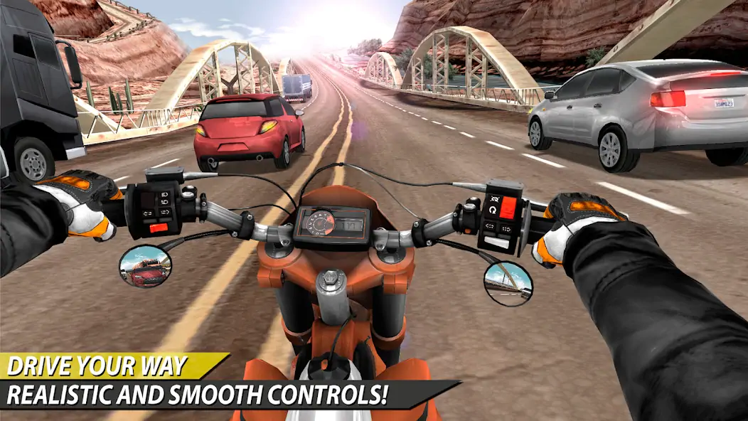 Download Moto Rider In Traffic MOD [Unlimited money/gems] + MOD [Menu] APK for Android