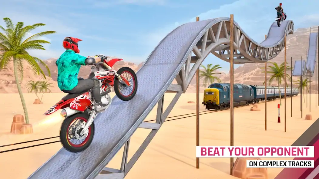 Download Bike Stunt Games 3d Bike Games MOD [Unlimited money/gems] + MOD [Menu] APK for Android