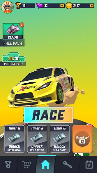 Download Rally Clash MOD [Unlimited money] + MOD [Menu] APK for Android
