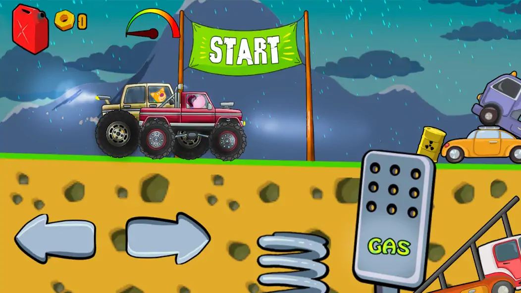 Download Kids Monster Truck Racing Game MOD [Unlimited money] + MOD [Menu] APK for Android