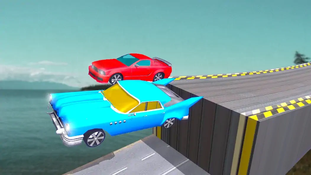 Download Chained Cars Against Ramp 3D MOD [Unlimited money] + MOD [Menu] APK for Android