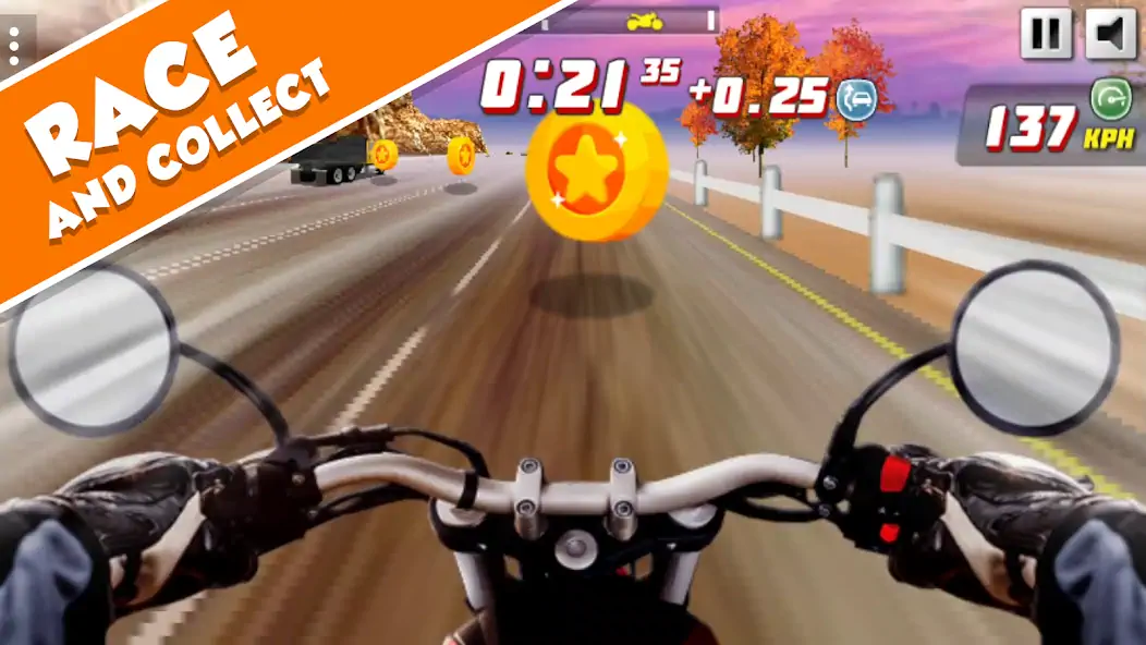 Download Highway Rider Extreme - 3D Mot MOD [Unlimited money/gems] + MOD [Menu] APK for Android