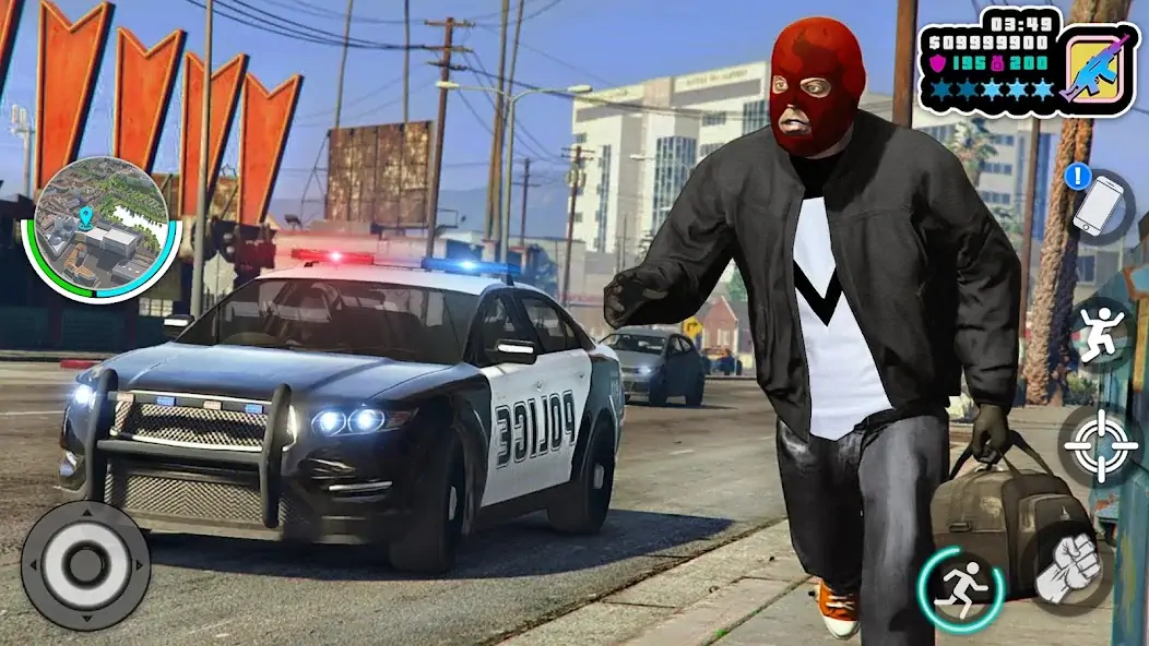 Download Gangster Theft Crime Simulator MOD [Unlimited money] + MOD [Menu] APK for Android