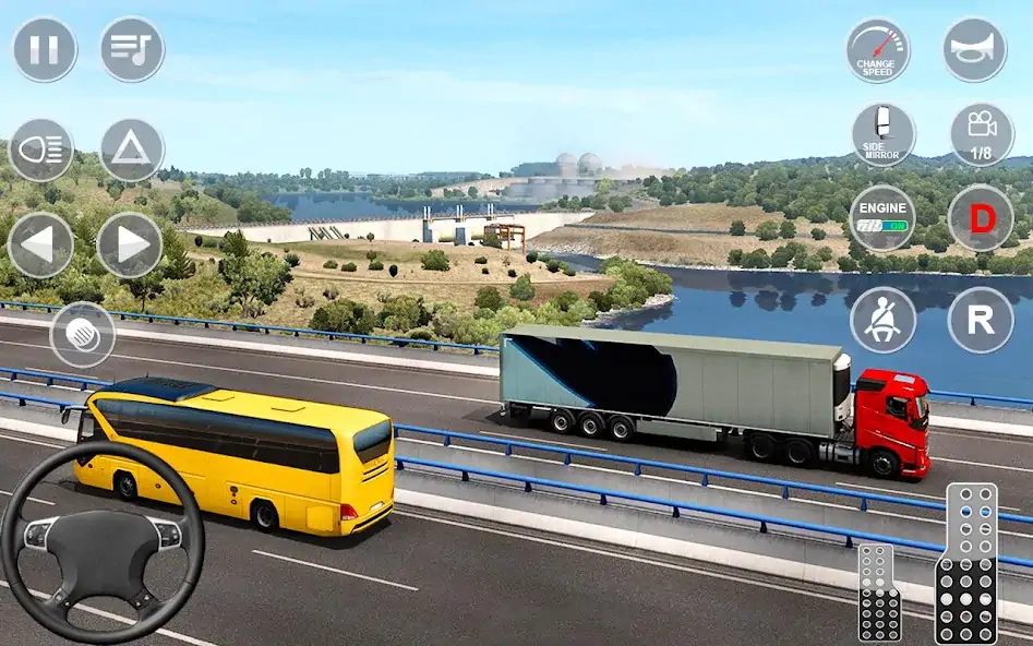 Download Euro Truck Transport Simulator MOD [Unlimited money/gems] + MOD [Menu] APK for Android