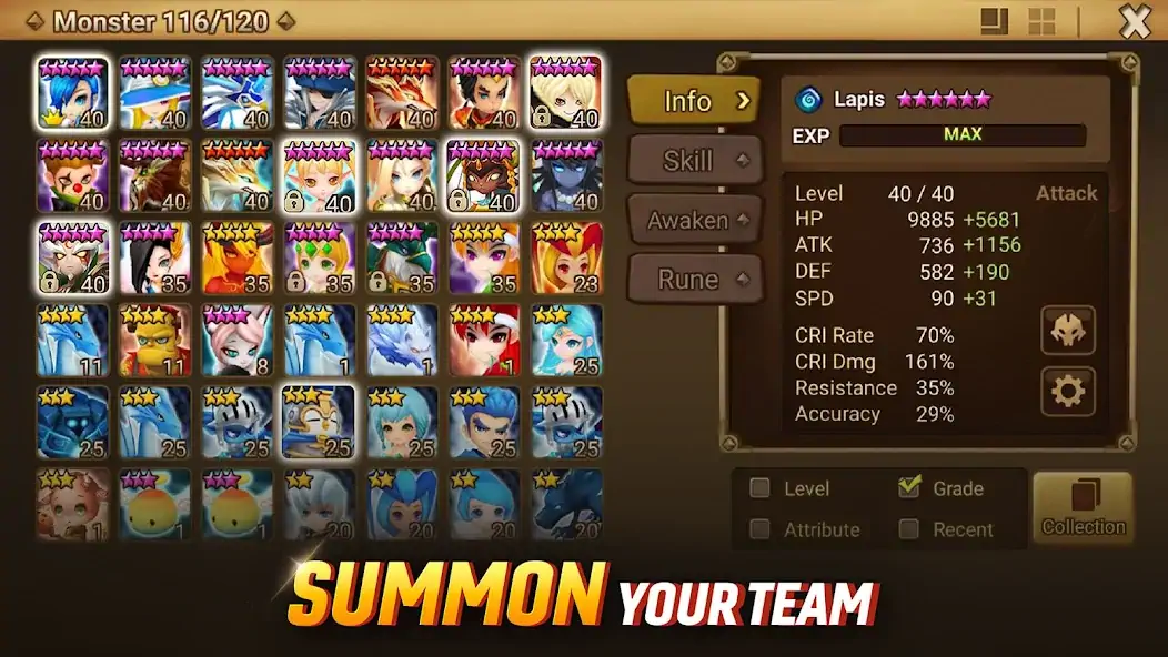 Download Summoners War MOD [Unlimited money/gems] + MOD [Menu] APK for Android