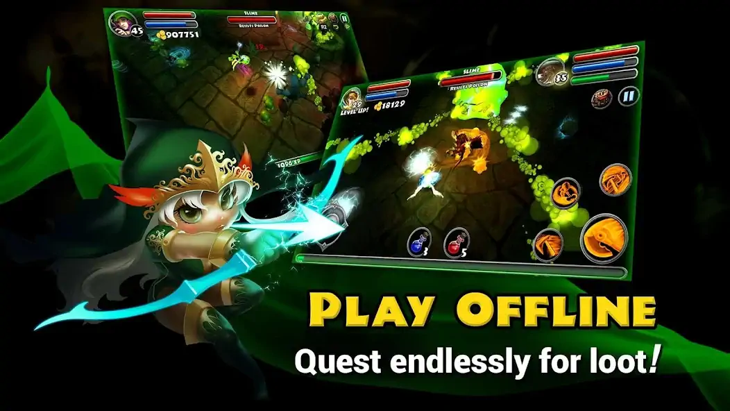 Download Dungeon Quest MOD [Unlimited money] + MOD [Menu] APK for Android