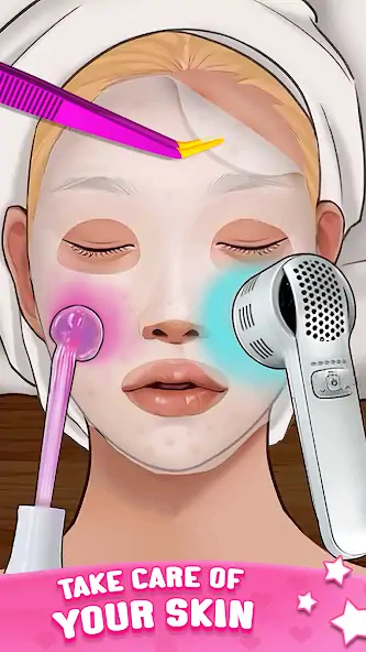 Download ASMR Doctor Game: Makeup Salon MOD [Unlimited money] + MOD [Menu] APK for Android