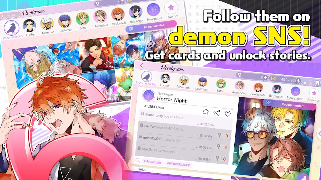 Download Obey Me! Anime Otome Sim Game MOD [Unlimited money/gems] + MOD [Menu] APK for Android